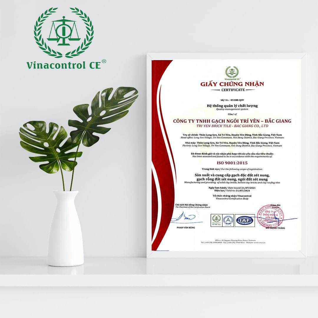 Mẫu giấy chứng nhận ISO 9001 hợp pháp