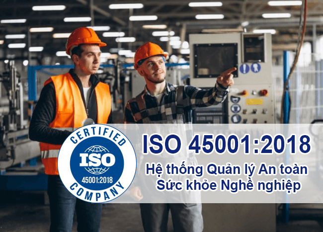 Hình ảnh minh họa chứng nhận ISO 45001 hệ thống quản lý an toàn sức khỏe nghề nghiệp