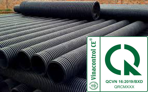 Quy chuẩn QCVN 16:2019/BXD là cơ sở để đánh giá hợp quy với ống nhựa